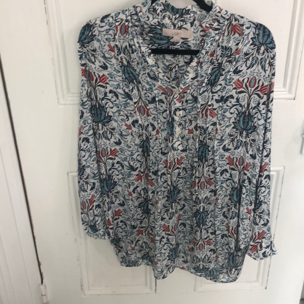 LOFT floral tunic